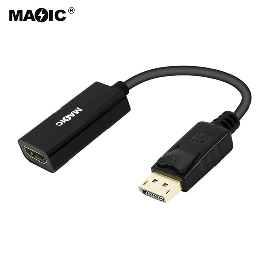 Magelei 4K30hz Gold Plated Display Port to HDMI DisplayPort to HDMI Adapter