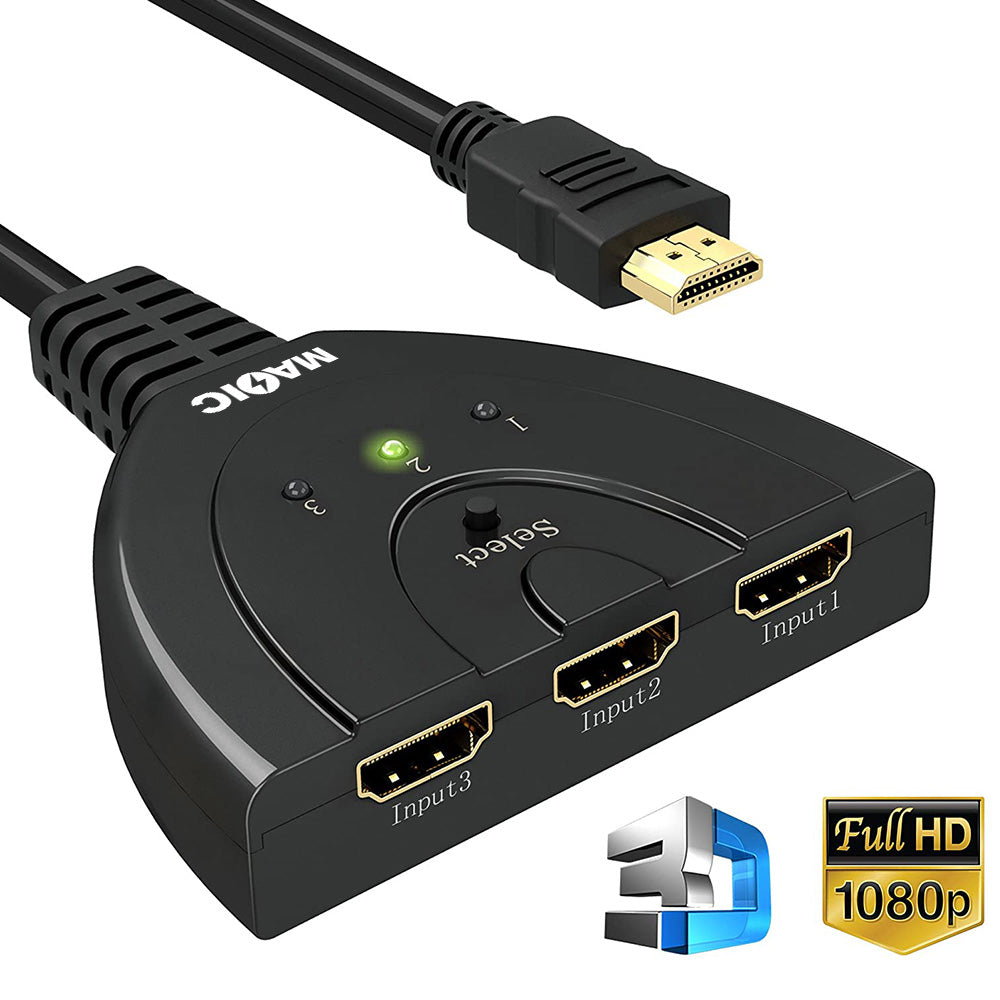 4k 30hz HDMI Switch 3 in 1 out